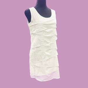 Mini Dress Layer Sleeveless 100% Cotton Small